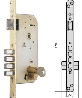 Serrure-de-securite-CVL-serie-4000-avec-pene-dormant-a-boulons