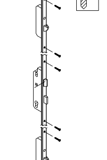 SCHUCO 214566 Crémone pour porte d'entrée