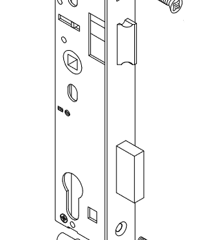 SCHUCO 211815 Serrure 1 point