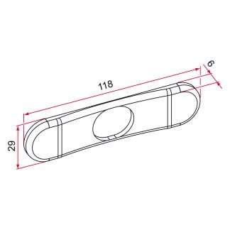 Tirard Contreplaque pour serrure de volets roulants