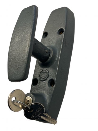 Crémone applique RONIS fonte RY50 1/2 ROND16-2 clés