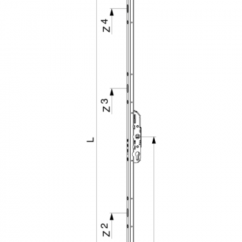 Crémone MACO HS coulissante soulevante GR