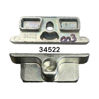 Gâche de galet MACO 34522 pour profil PVC