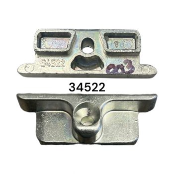 Gâche de galet MACO 34522 pour profil PVC