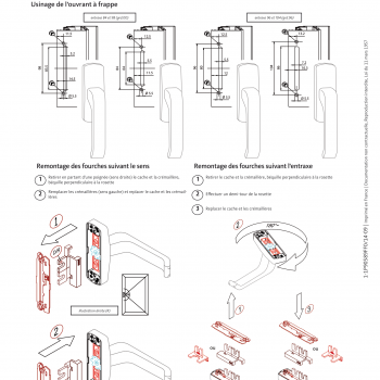 Paire de fourches  22 SPACIO - G-46550-00-R-1