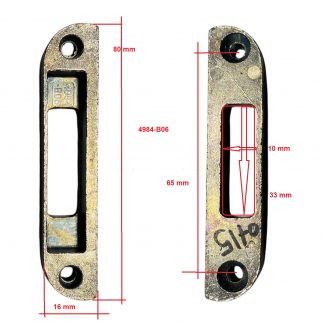 Gâche pour pêne dormant 4984-B06