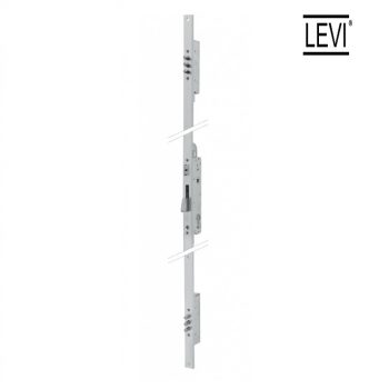 Serrure Lévi 3 points pêne basculant à 3 goujons 35-85 mm.