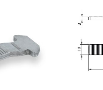 Crochet MR ASSA ABLOY pour poignée 4308 et 4309 - MR2029