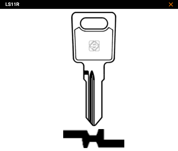 Clé ROMIS/LAS LS11R
