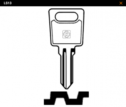 Clé Ronis LS13 Silca
