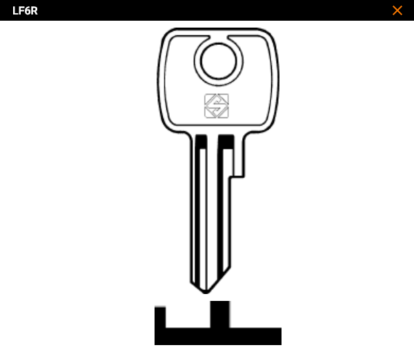 Clé LF LF6R