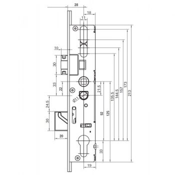 Boitier de réparation ROTO H650 Axe 28/92 mm