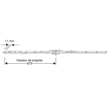 Crémone ROTO F7,5 GR 2000/973 1801-2000 OF GP
